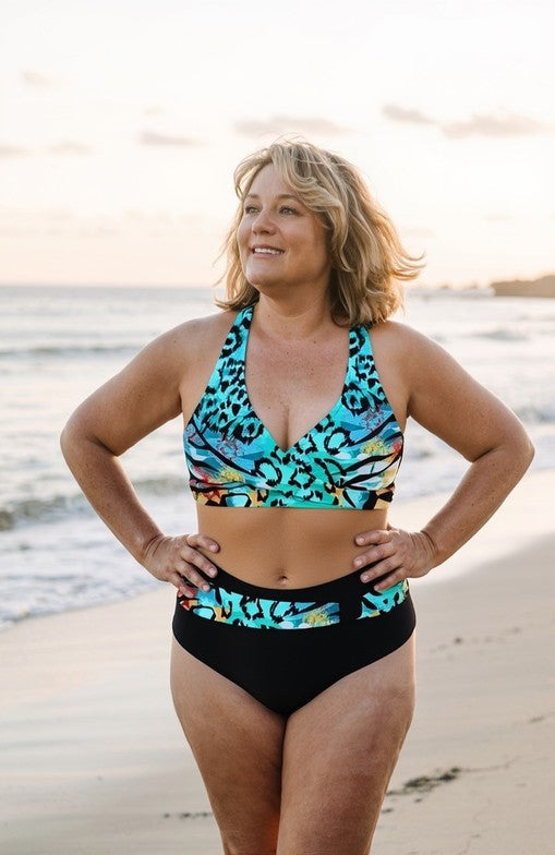 FRANZA | WILD SPLASH BIKINI SET