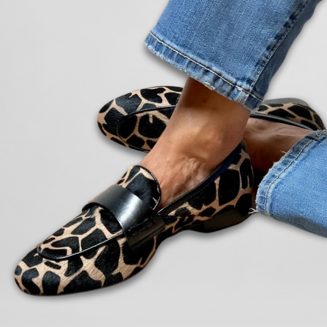 RAQUEL | WILD PRINT LOAFERS