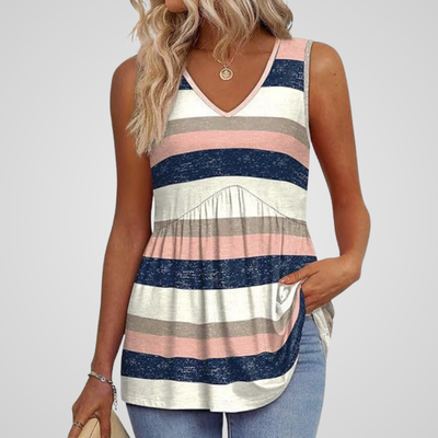 LYANNA | FLOWY V-NECK TANK