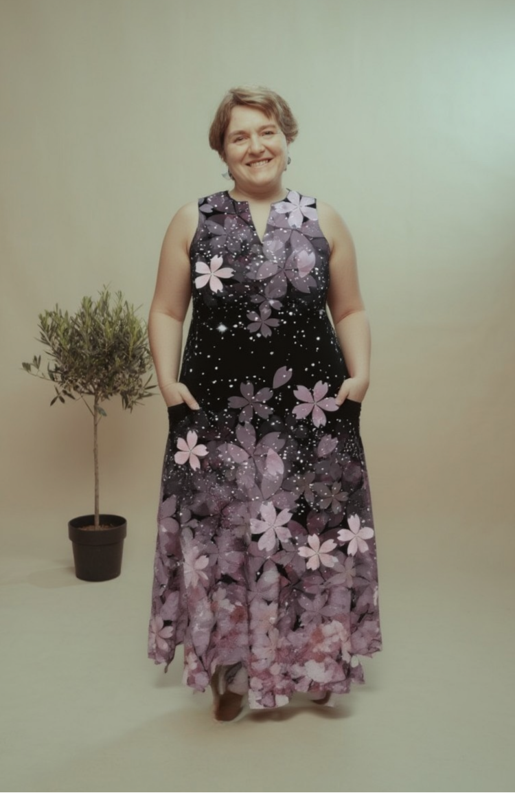 ASTRA | MIDNIGHT BLOSSOM MAXI DRESS
