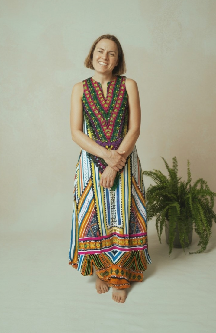 TAMARA | VIBRANT TRIBAL MAXI DRESS