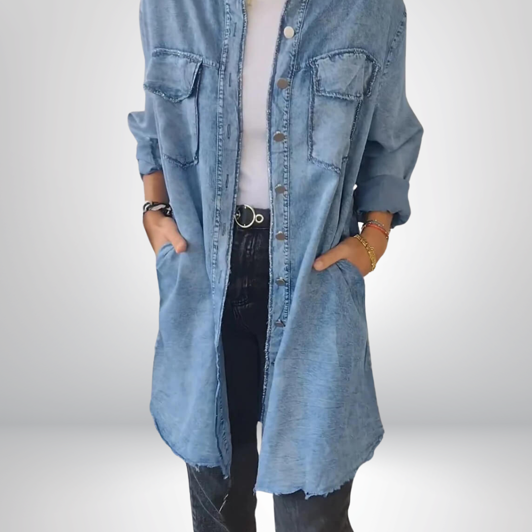 MARA | LONG DENIM SHIRT