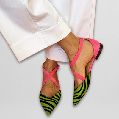 TALIA | ZEBRA STRAP LOAFERS