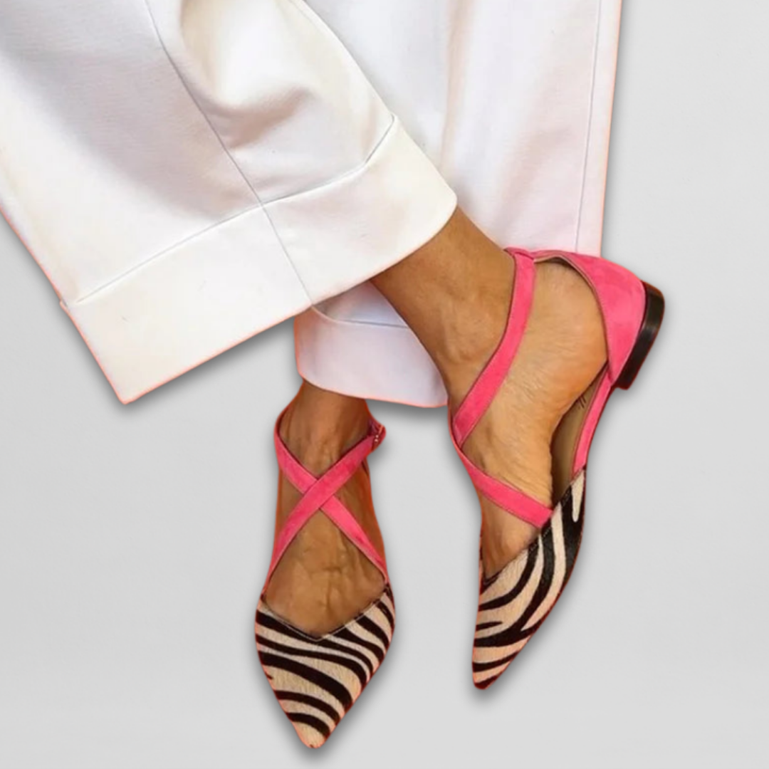 TALIA | ZEBRA STRAP LOAFERS