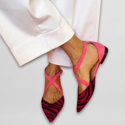 TALIA | ZEBRA STRAP LOAFERS