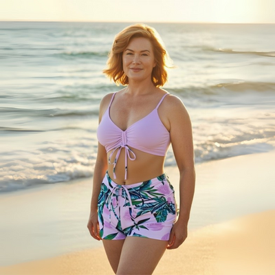 NOVALEE | TIE-FRONT SHORTS SET