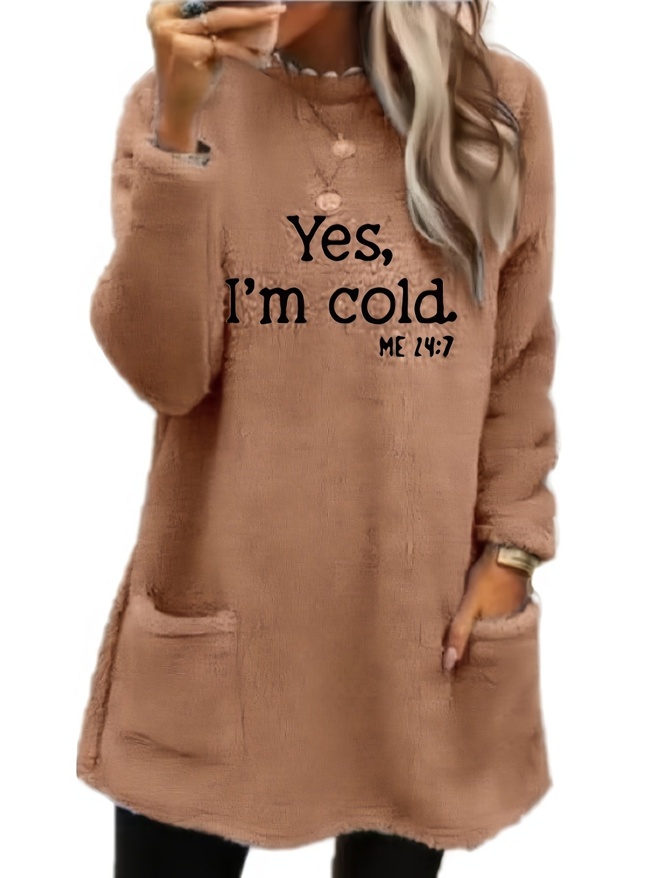 NORRA | COZY SLOGAN PULLOVER