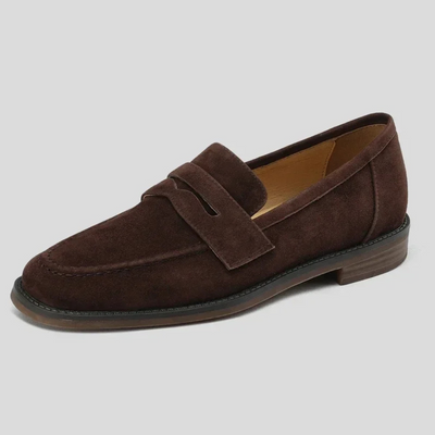 LORRAINE | CLASSIC BROWN LOAFERS