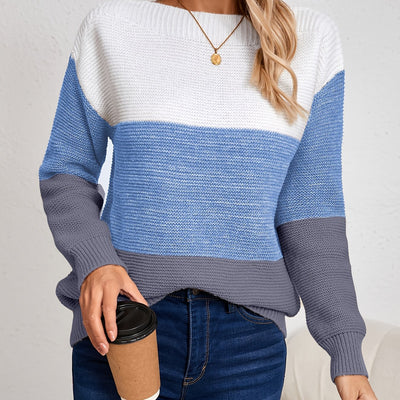 MILA | COLORBLOCK KNIT SWEATER