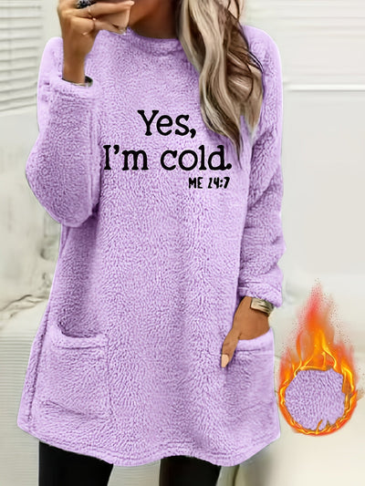 NORRA | COZY SLOGAN PULLOVER