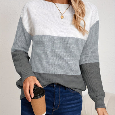 MILA | COLORBLOCK KNIT SWEATER