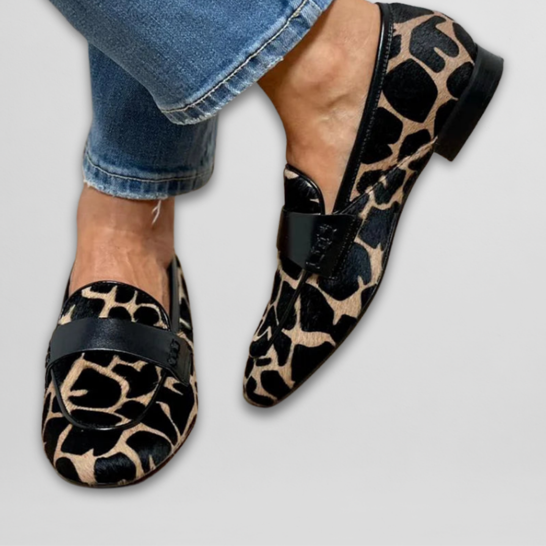 RAQUEL | WILD PRINT LOAFERS