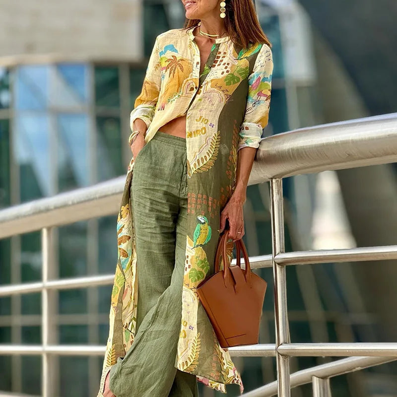 NALANI | TROPICAL DUSTER SET