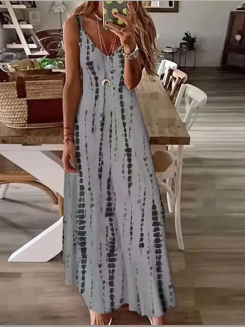 IVANA | TIE-DYE MAXI DRESS