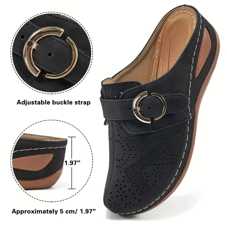 LYNETTE | LASER-CUT COMFORT CLOGS