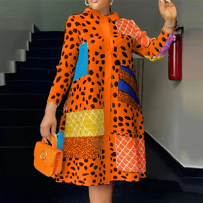 LANA | COLORBLOCK PATCHWORK DRESS