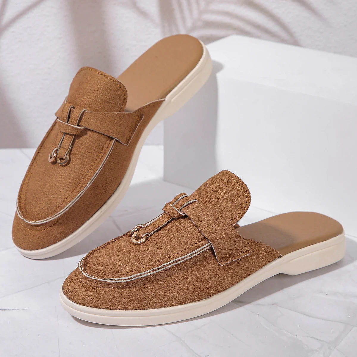 LUCINDA | SLIP-ON LOAFER MULES