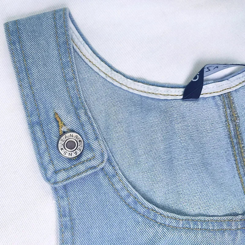 JEMMA | SLEEVELESS POCKET DENIM DRESS