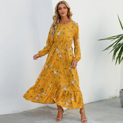 MILA | LONG-SLEEVE FLORAL MAXI