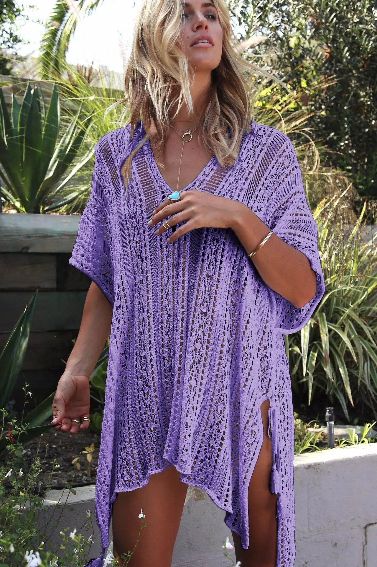 CALLIE | KNIT STYLE BEACH COVER-UP