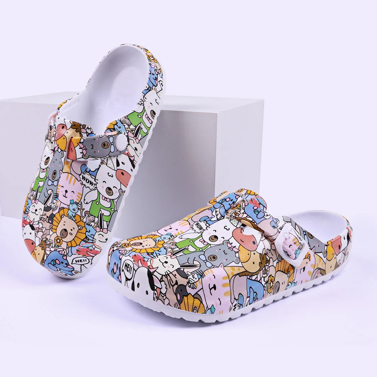 SAMARA | ANIMAL PRINT GARDEN CLOGS