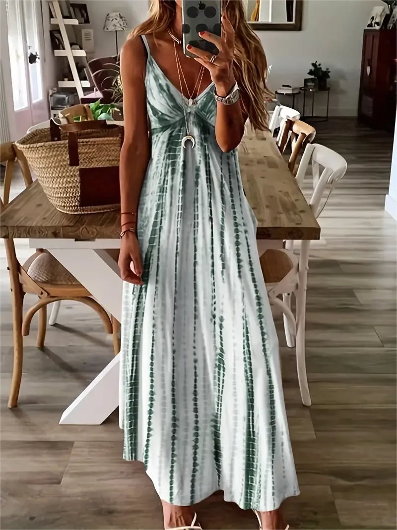 LYRA | STRIPED MAXI DRESS
