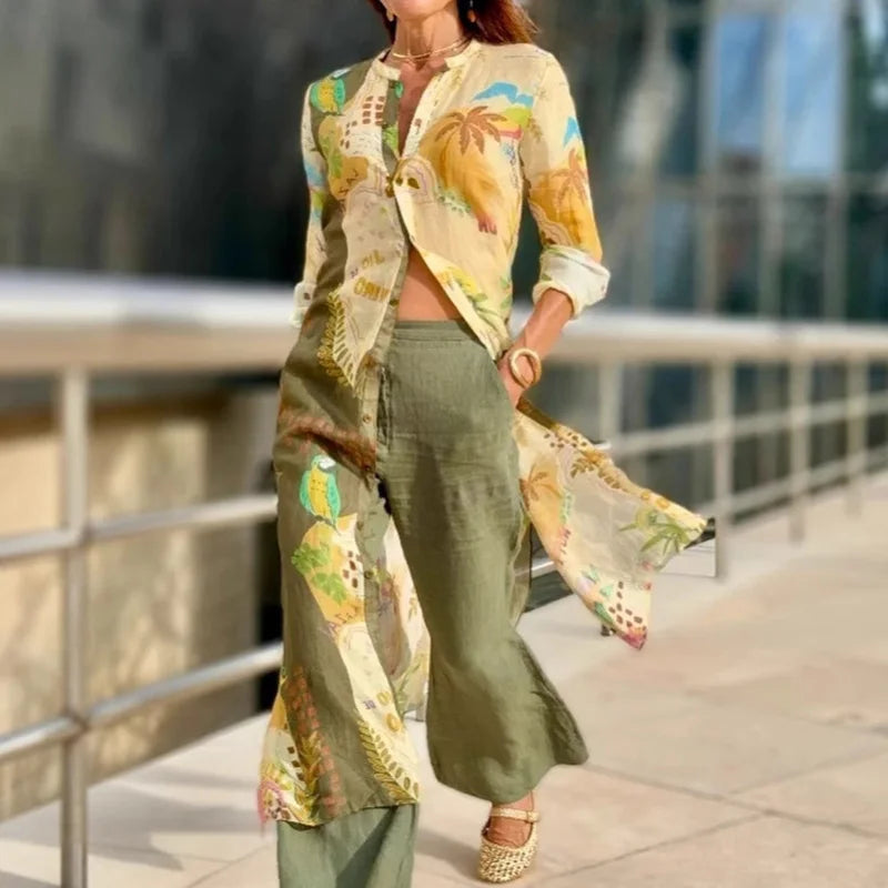 NALANI | TROPICAL DUSTER SET