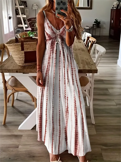 LYRA | STRIPED MAXI DRESS