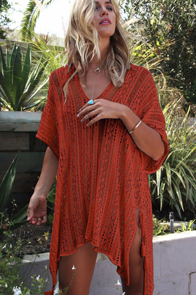 CALLIE | KNIT STYLE BEACH COVER-UP