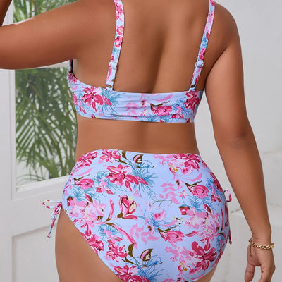 MARZIA | SIDE-TIE RUCHED BIKINI SET