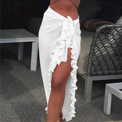 JULIET | RUFFLE WRAP BEACH SKIRT