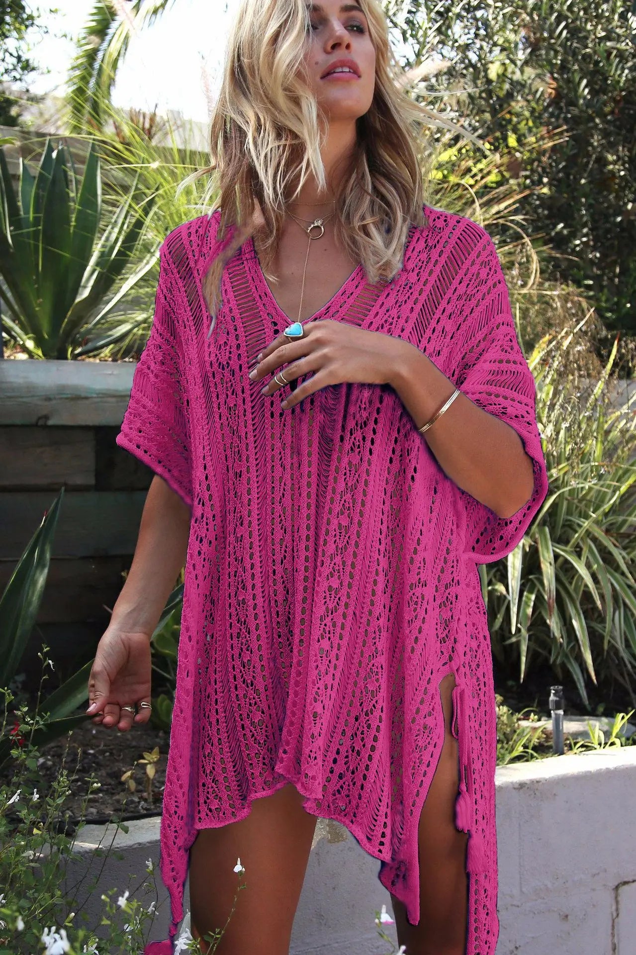 CALLIE | KNIT STYLE BEACH COVER-UP