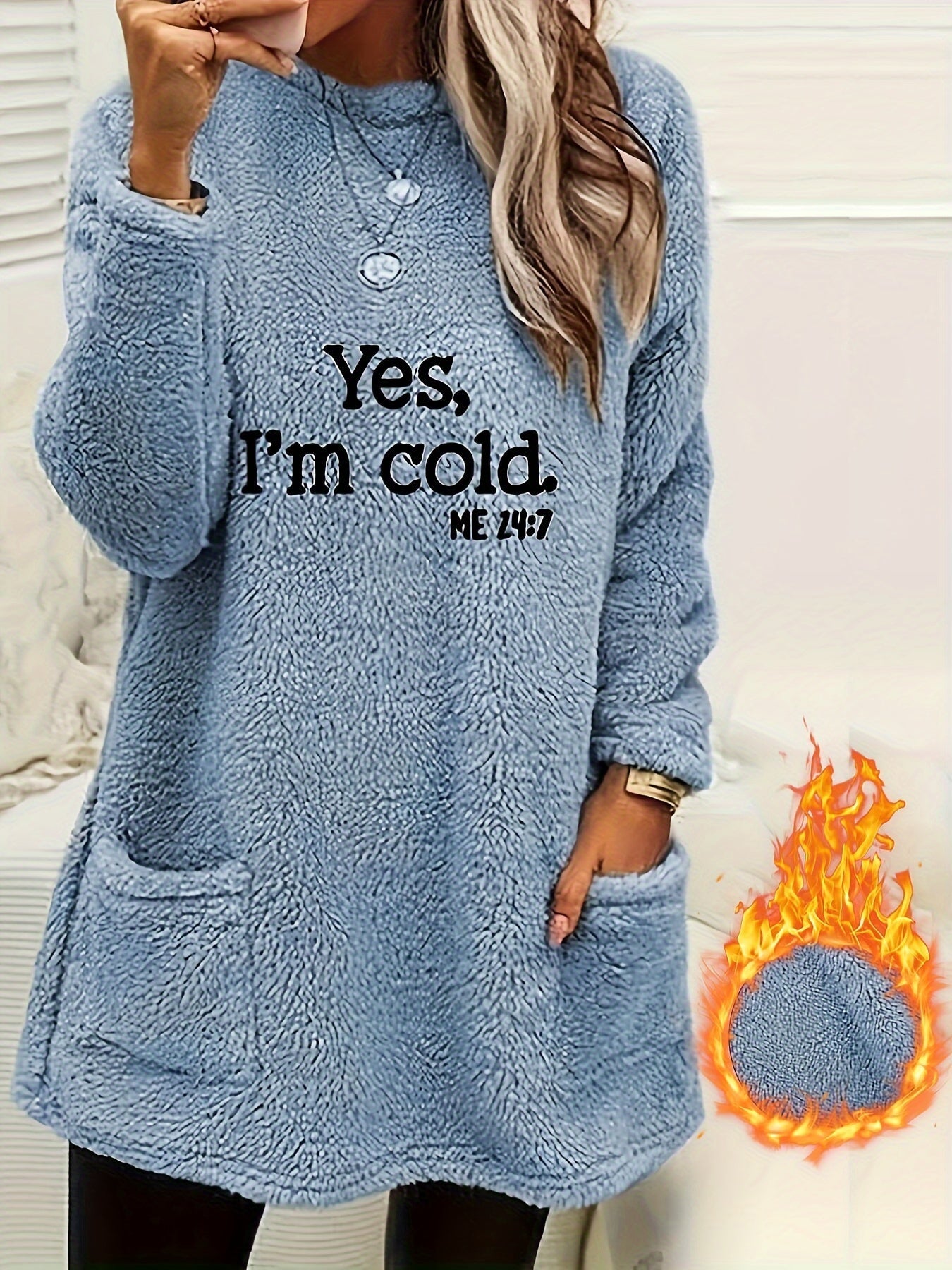 NORRA | COZY SLOGAN PULLOVER