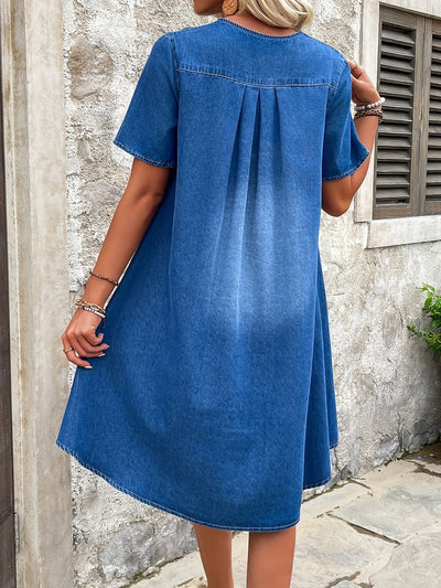 NOELLE | RELAXED DENIM DRESS