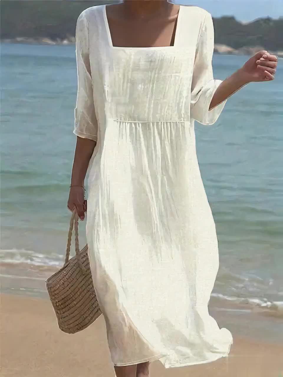 MILENA | ELEGANT BEACH DRESS