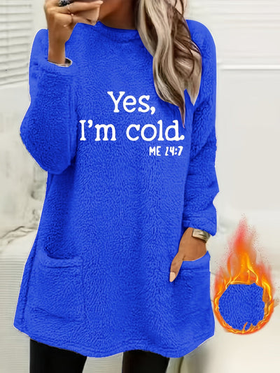 NORRA | COZY SLOGAN PULLOVER