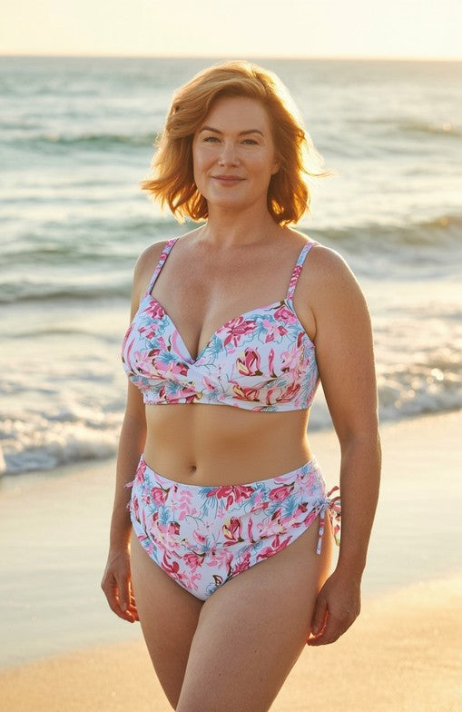 MARZIA | SIDE-TIE RUCHED BIKINI SET