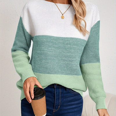 MILA | COLORBLOCK KNIT SWEATER