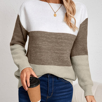 MILA | COLORBLOCK KNIT SWEATER