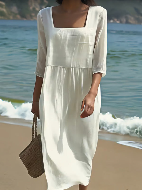 MILENA | ELEGANT BEACH DRESS