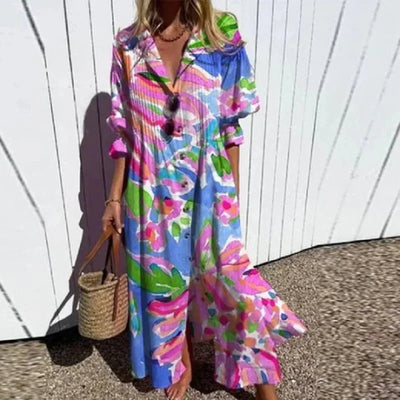 ODESSA | BOHO TUMMY COVERING DRESS