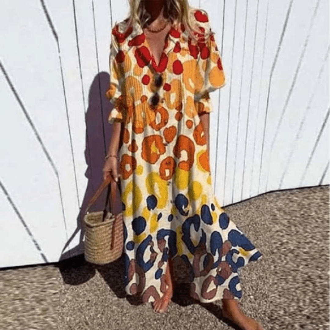 ODESSA | BOHO TUMMY COVERING DRESS