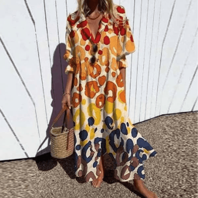 ODESSA | BOHO TUMMY COVERING DRESS