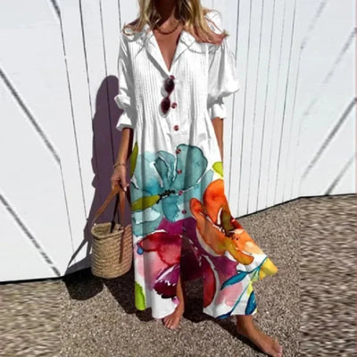 ODESSA | BOHO TUMMY COVERING DRESS