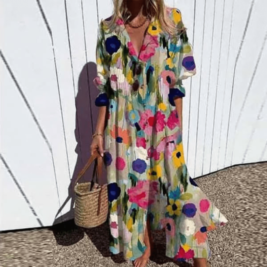 ODESSA | BOHO TUMMY COVERING DRESS