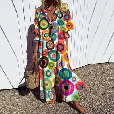 ODESSA | BOHO TUMMY COVERING DRESS