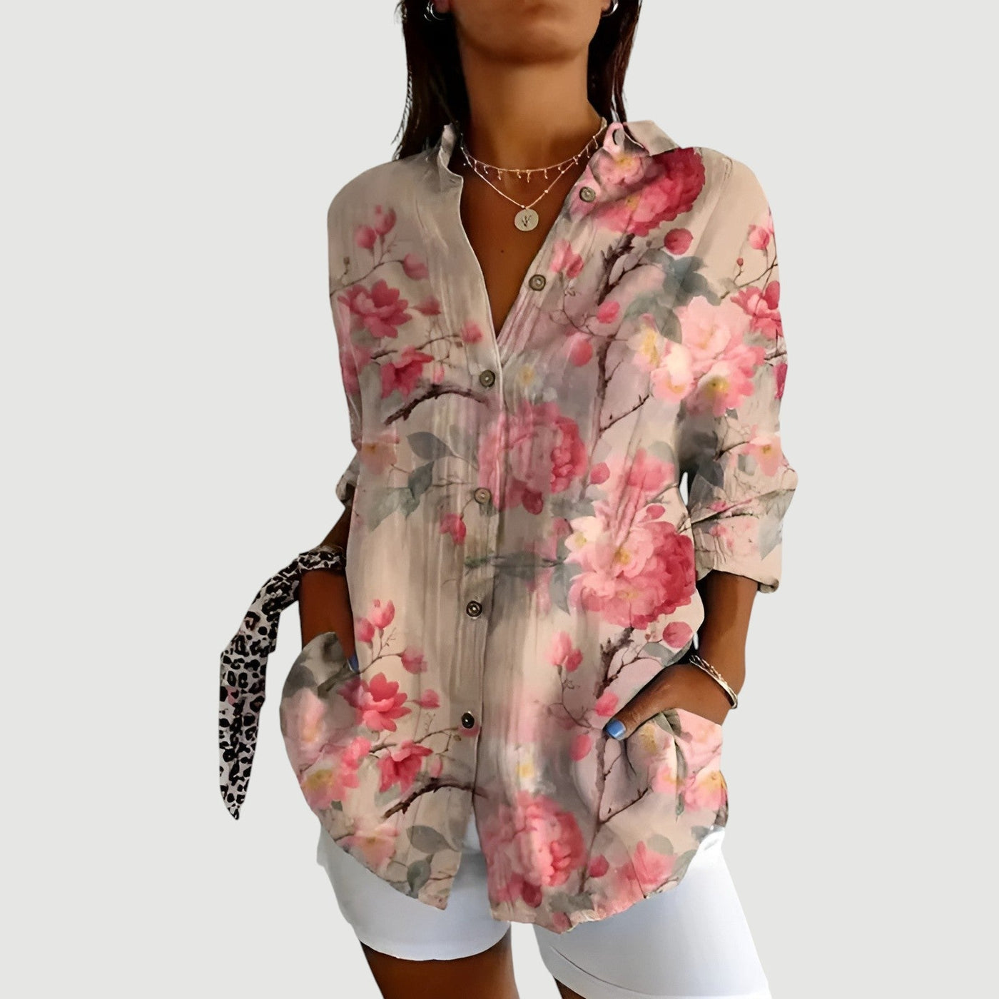 CAMILLE | BLUSH BLOSSOM BLOUSE