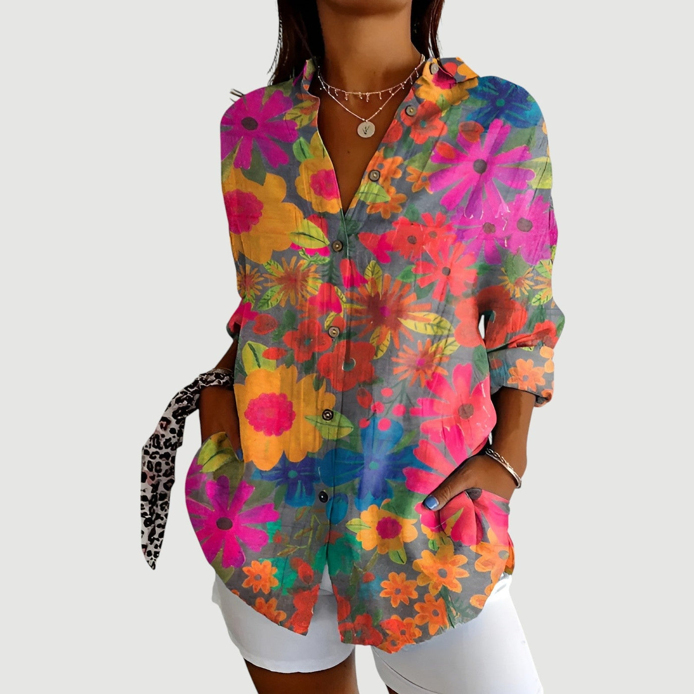 TALLULAH | NEON GARDEN BLOUSE