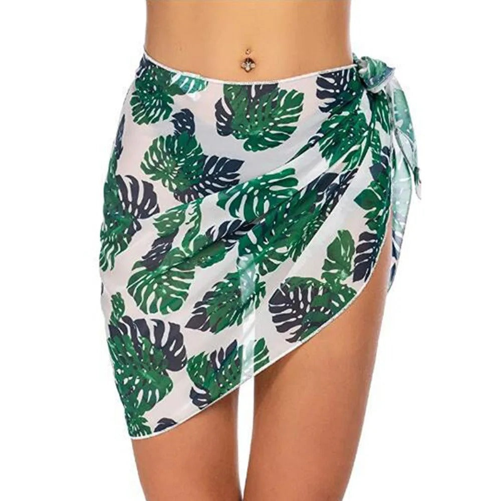 MIRA | MONSTERA LEAF WRAP SKIRT