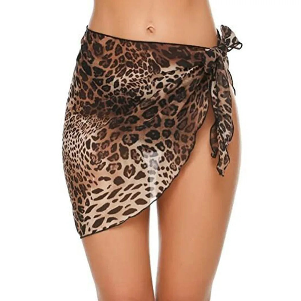 ARIYA | LEOPARD WRAP COVER-UP